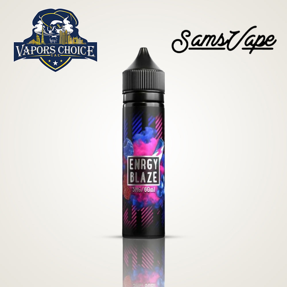 SAMS VAPE Premium E-Liquids  60ML & 120ML Juice Energy Blaze UAE Dubai